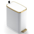 CEROELDA Small Bathroom Trash Can with Lid Soft Close-5L/1.3 Essentials