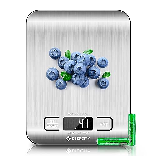 Etekcity Food Kitchen Scale, Digital Grams and Ounces Set