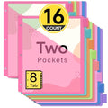 Smart Home Taja 16 Count Dividers for 3 Ring Set