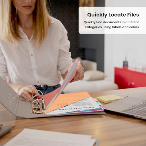 Smart Home Taja 16 Count Dividers for 3 Ring Set