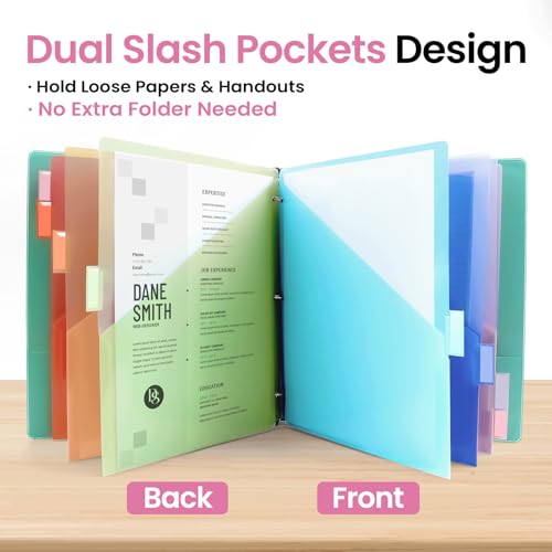 Smart Home Taja 16 Count Dividers for 3 Ring Set