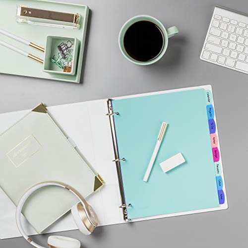 Classic Avery Write & Erase Dividers for 3 Ring Binders, 8 for Daily Use
